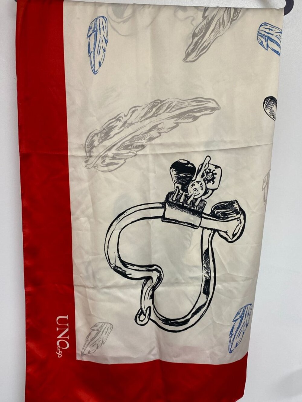 UNOde50 Branded Scarf 36"x36"